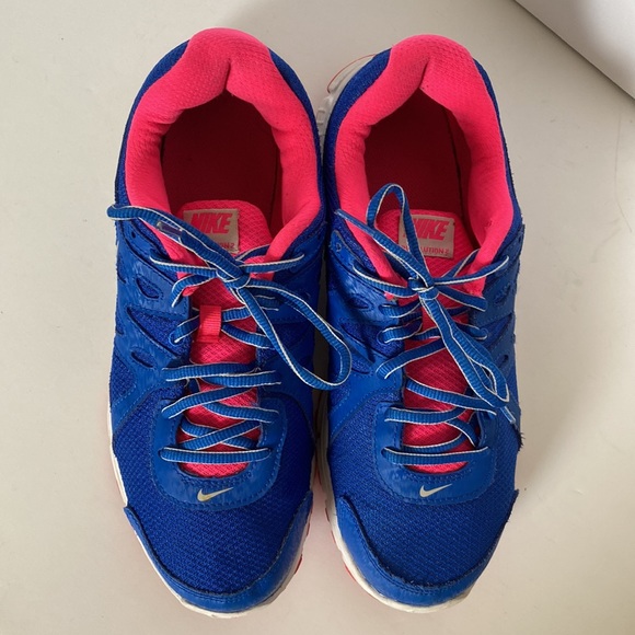 Nike Womens Revolution 2 554900-407 Blue Running Shoes Sneakers Size 11 - Picture 6 of 7
